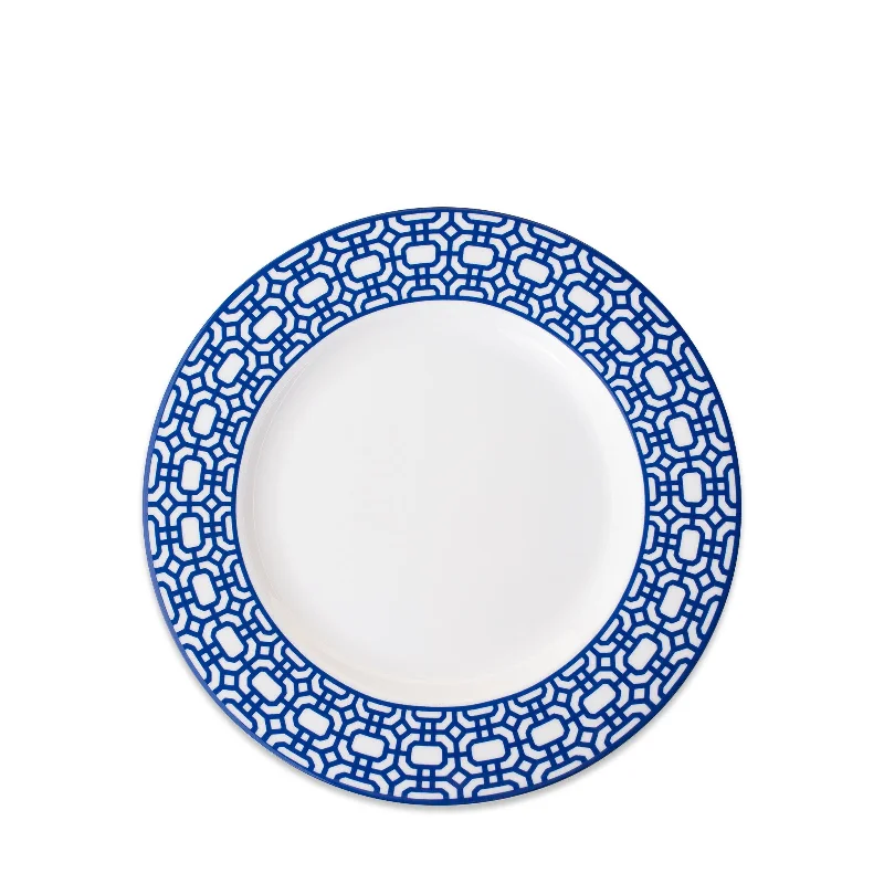 kids bamboo dinner plates for everyday meals -Newport Garden Gate Rimmed Salad Plate