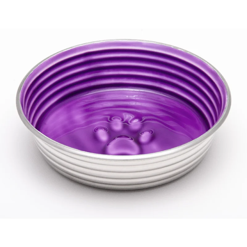 luxury bamboo bowls for family picnics -Loving Pets Le Bol Dog Bowl Lilac Small^^^