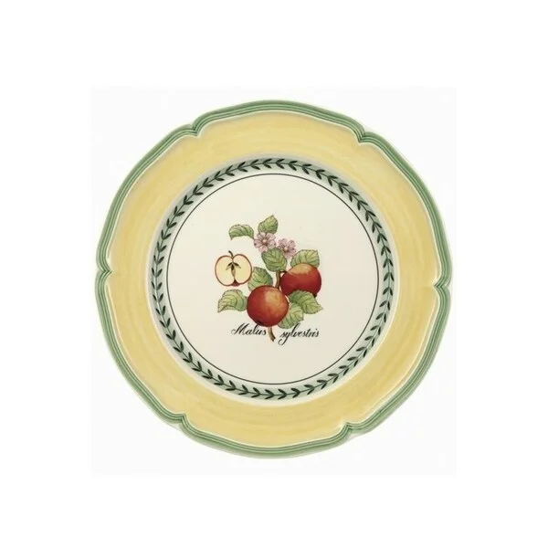 modern bamboo serving trays for picnics -Villeroy & Boch French Garden Valence 10 1/4 in Dinner Plate: Apple