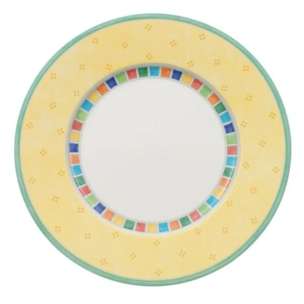 eco-friendly bamboo dinner plates for picnics -Villeroy & Boch Twist Alea Limone 8 1/4 in Salad Plate