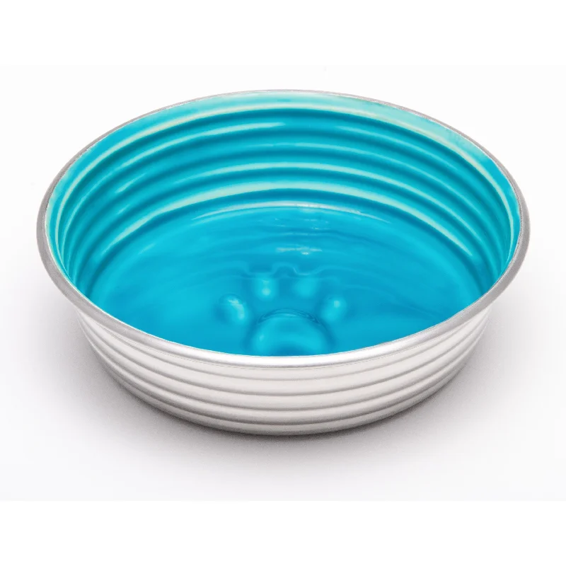 luxury porcelain dinnerware for kids -Loving Pets Le Bol Dog Bowl Seine Blue Medium^^^