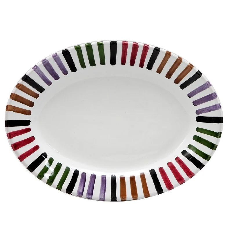 eco-friendly porcelain serving plates for catering -BELLO: Oval Plate