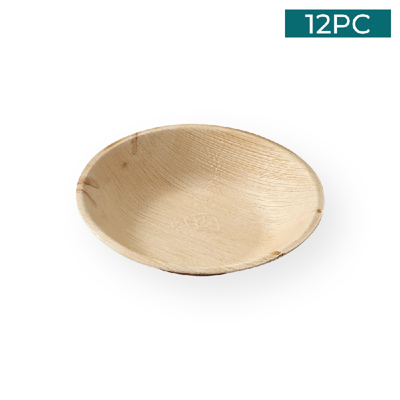 high-quality porcelain plates for catering services -Areca Nut Leaf Bowl 12PC