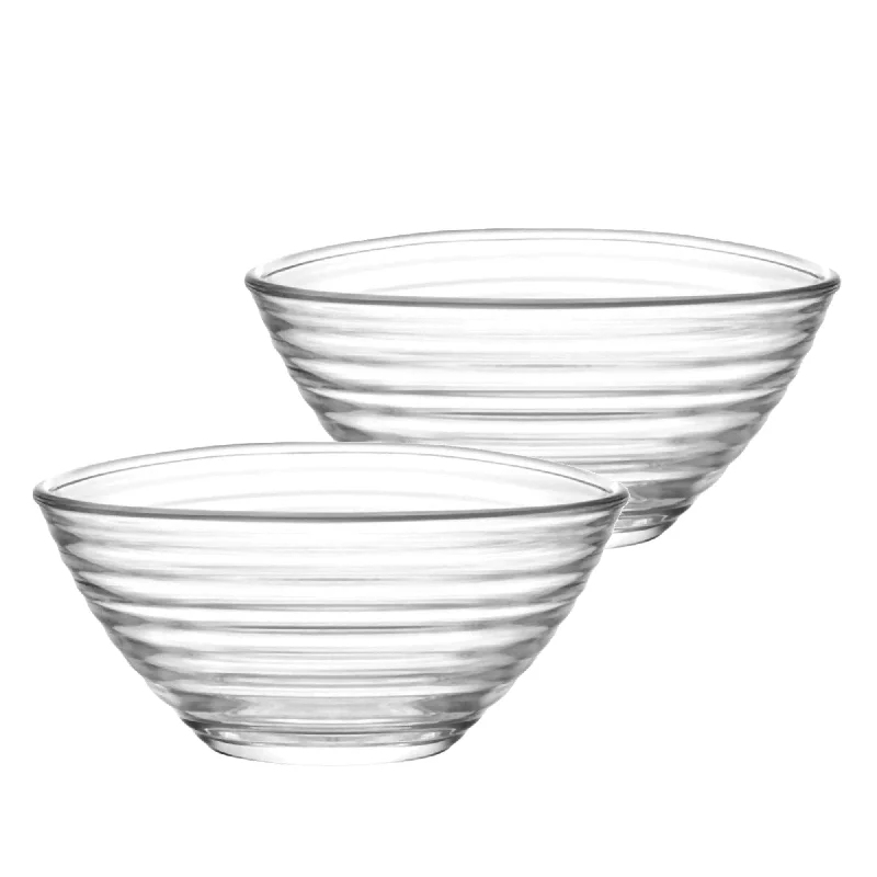 reusable bamboo serving bowls for catering -7cm Derin Glass Serving Bowls - Pack of Six - By LAV