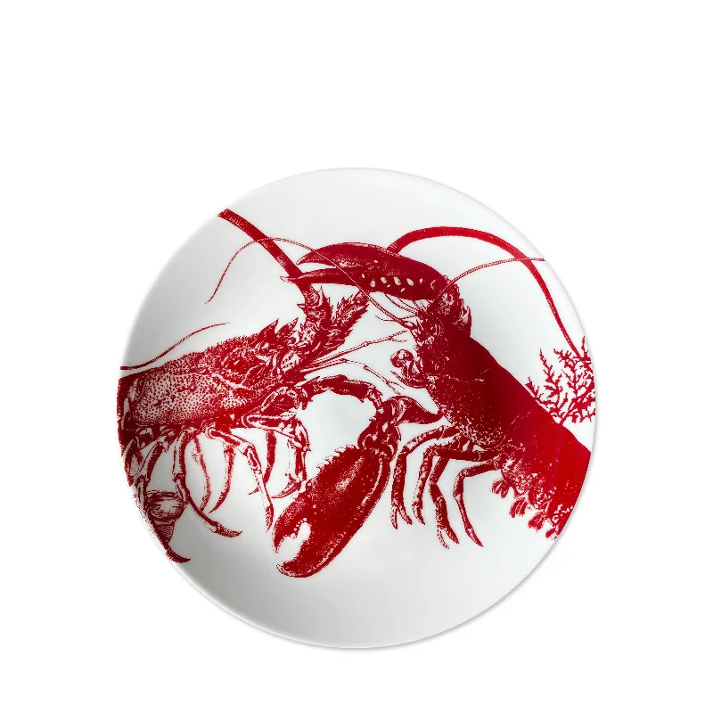 luxury bamboo plates for daily use -Lobster Coupe Salad Plate