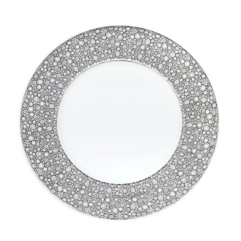 premium porcelain serving bowls for special occasions -Ellington Shine Platinum Dinner Plate