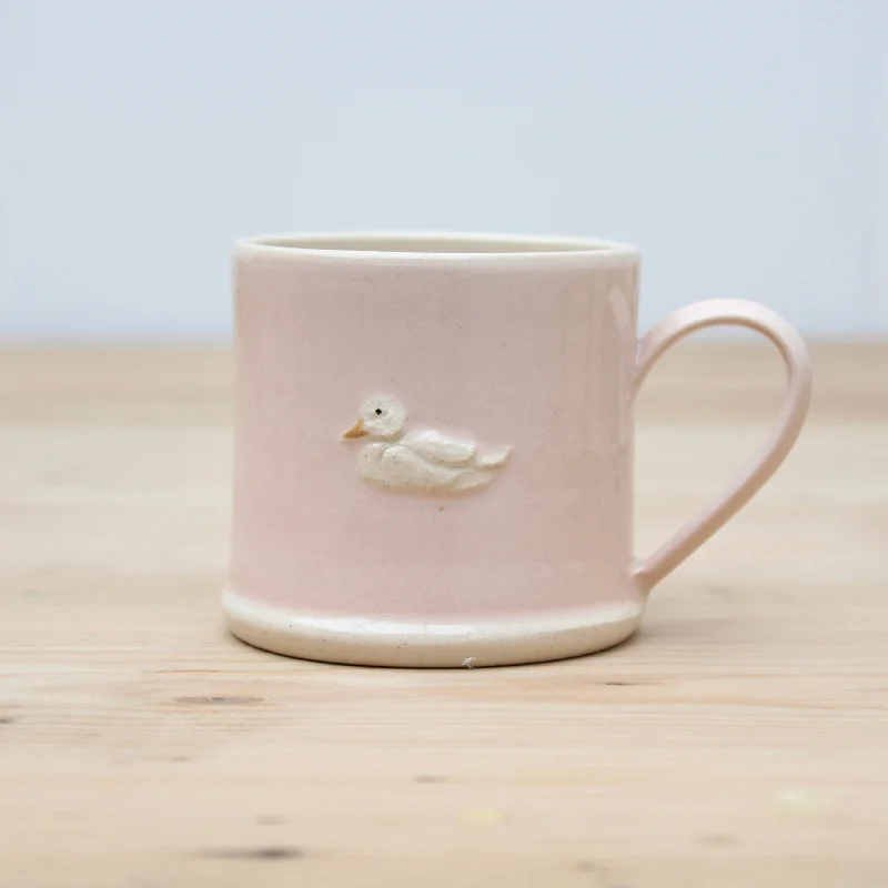 cute coffee mug with photo -Hogben Espresso Cups - Duck