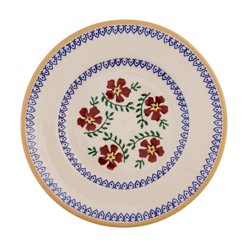 premium porcelain dinner plates for restaurants -Old Rose Side Plate