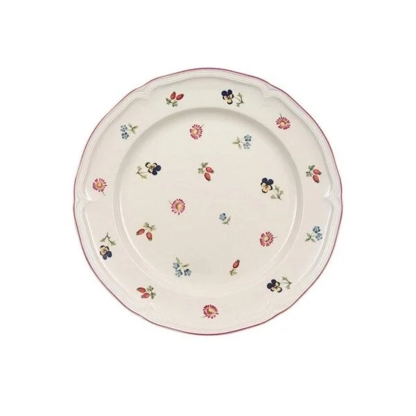 stylish porcelain plates for catering events -Villeroy & Boch Petite Fleur 10 1/4 in Dinner Plate