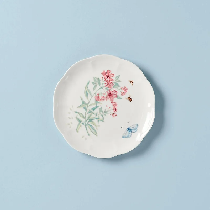 personalized porcelain plates for holiday meals -Butterfly Meadow Accent Plate