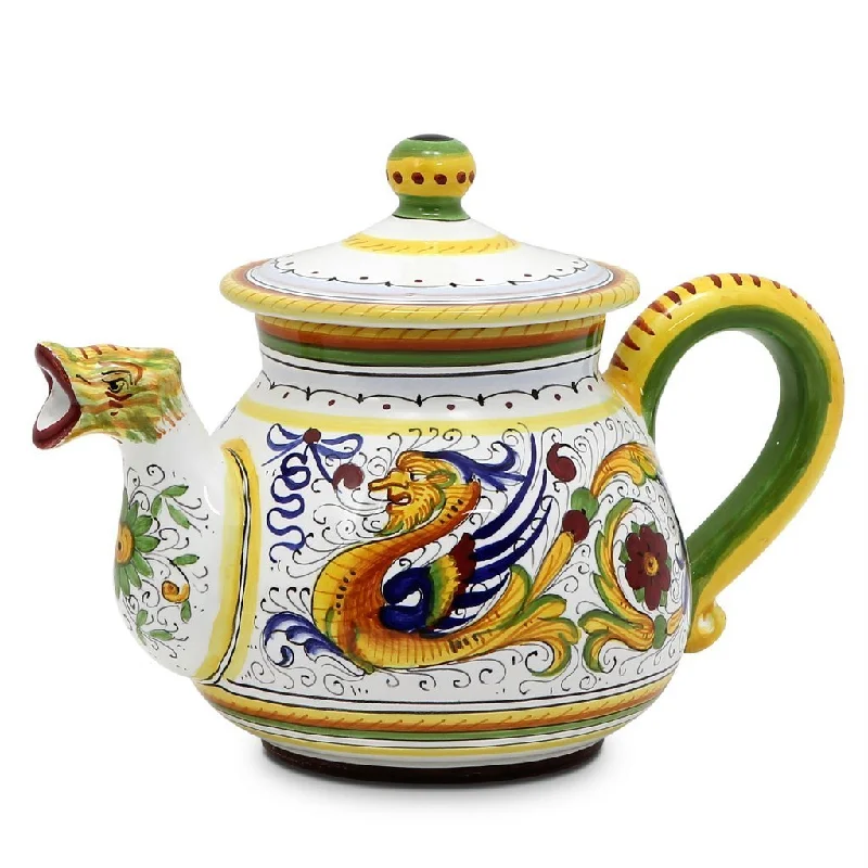 luxury porcelain bowls for serving salads -RAFFAELLESCO DELUXE: Teapot