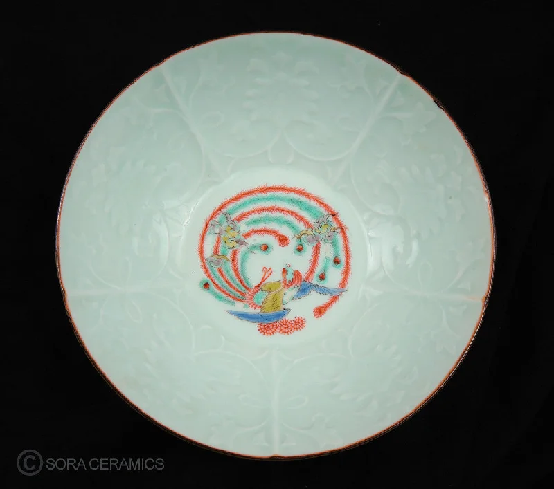 eco-friendly porcelain plates for casual gatherings -Fukagawa bowl