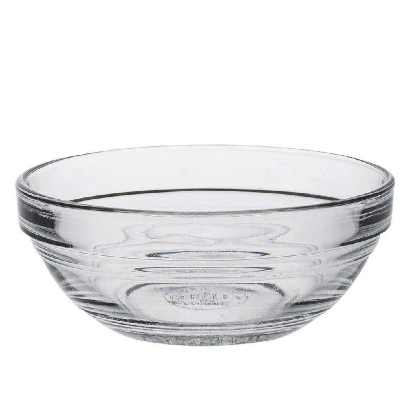 luxury porcelain plates for upscale restaurants -9cm Clear Lys Glass Nesting Mixing Bowl - By Duralex