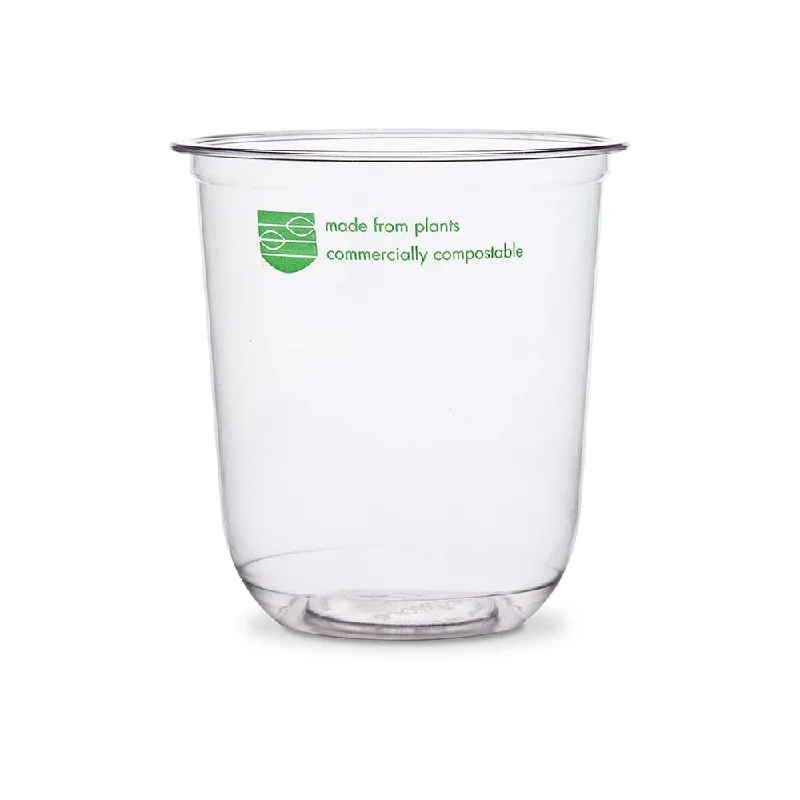 creative tea cup for gifts -16oz (500ml) Premium PLA Bella Cup - Clear - 96 Series