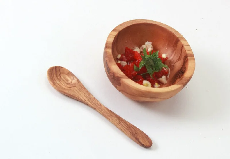 personalized bamboo plates for family dinners -Small Olive Wood Spoon