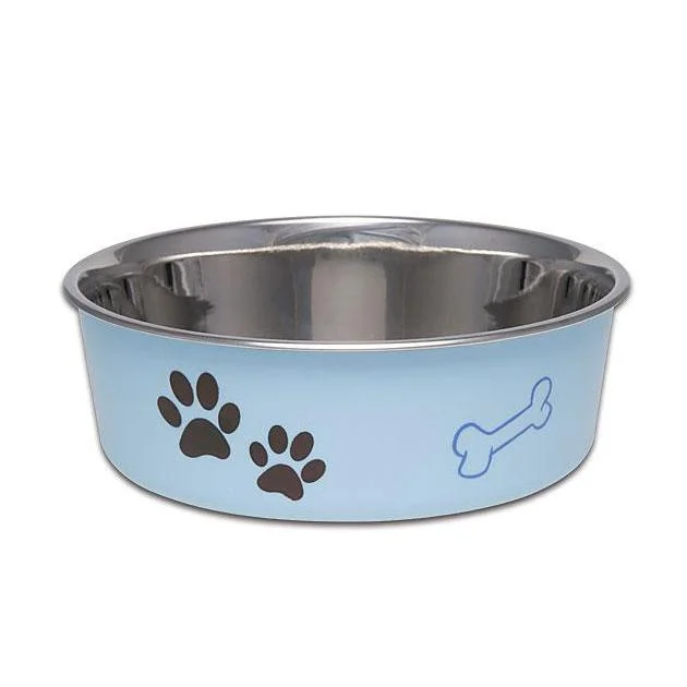 modern bamboo dinnerware for outdoor events -Loving Pets Bella Dog Bowl Murano Small^^^