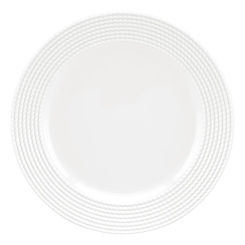 high-end porcelain serving bowls for family meals -Wickford Dinner Plate