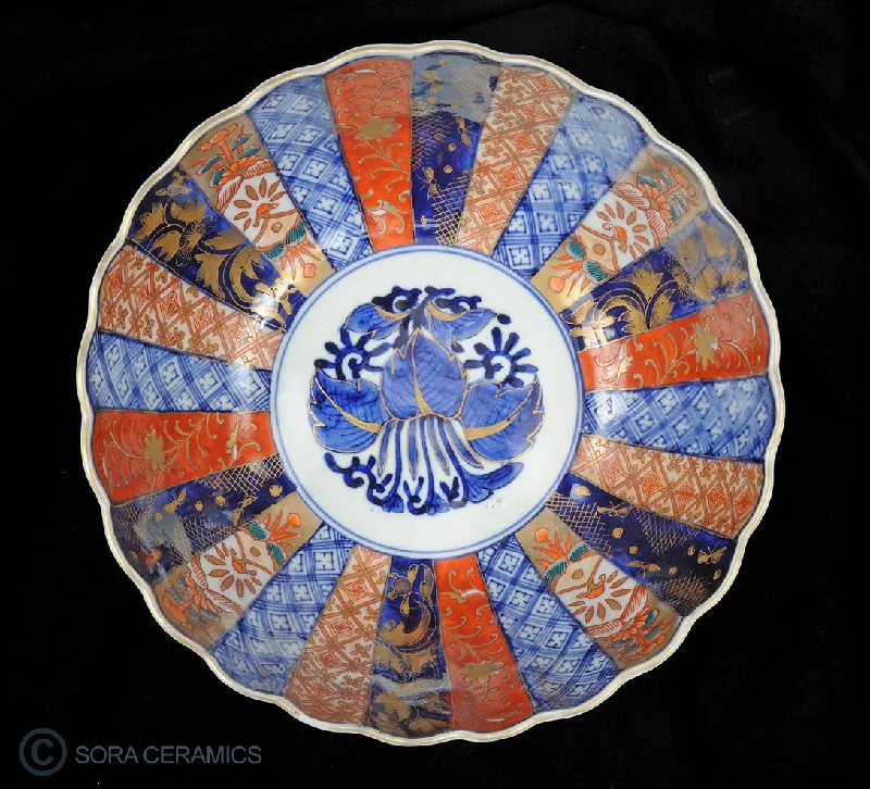 premium porcelain dinnerware sets for large gatherings -Imari nesting bowls