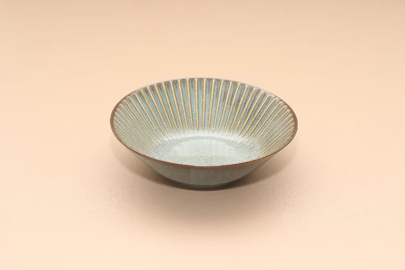 premium porcelain cups for formal tea parties -Yohen SENDAN | Pearl Flat-Edge Rice Bowl