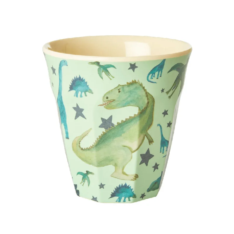 minimalist coffee mug -Rice DK Melamine Cup with Dino Print - Medium