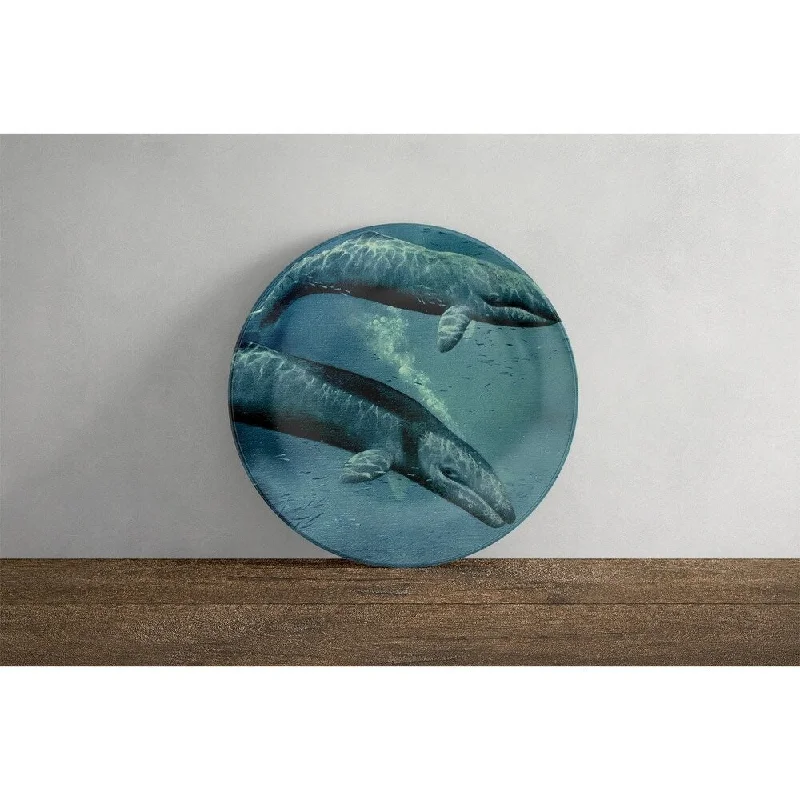 high-quality bamboo plates for outdoor gatherings -Two Little Whales Plate