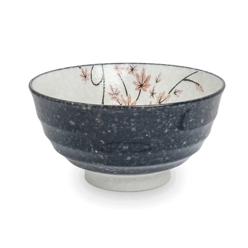 premium porcelain serving bowls for special occasions -Maple Leaf Noodle Bowl, 17cm