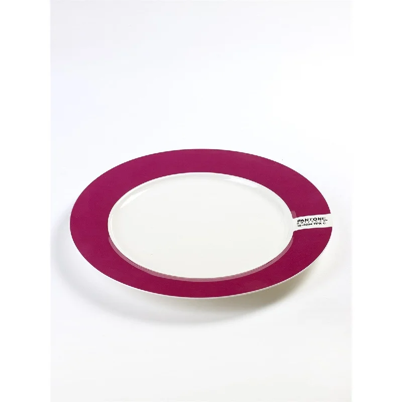 eco-friendly porcelain dinnerware for special occasions -Plate Large D30 Luca Trazzi 18-3224 Purple -A