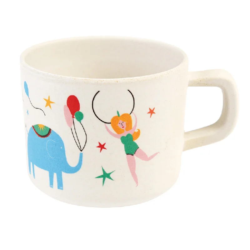 rustic tea mug -Rex Big Top Circus Bamboo Cup