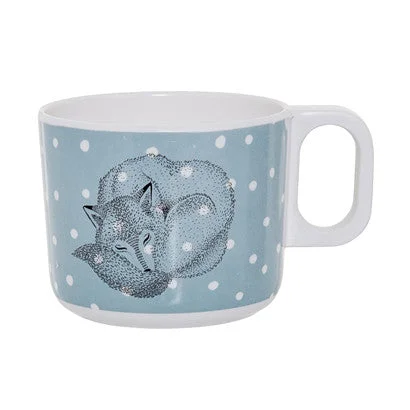 elegant coffee cup for gifts -Bloomingville Toby Cup Blue Melamine