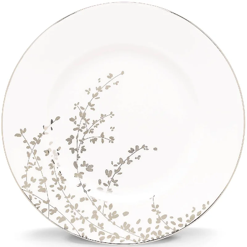 reusable bamboo plates for catering events -Gardner Street Platinum Dinner Plate