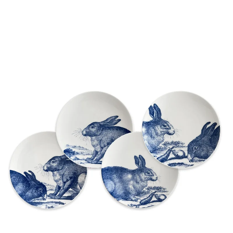 eco-friendly porcelain cups for tea parties -Bunnies Small Plates