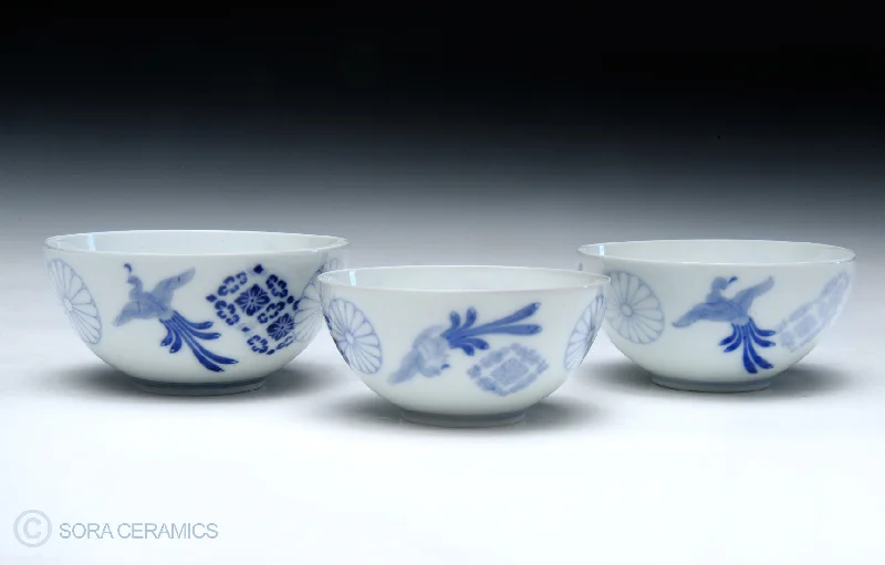 stylish porcelain cups for tea parties -Imperial rice bowls