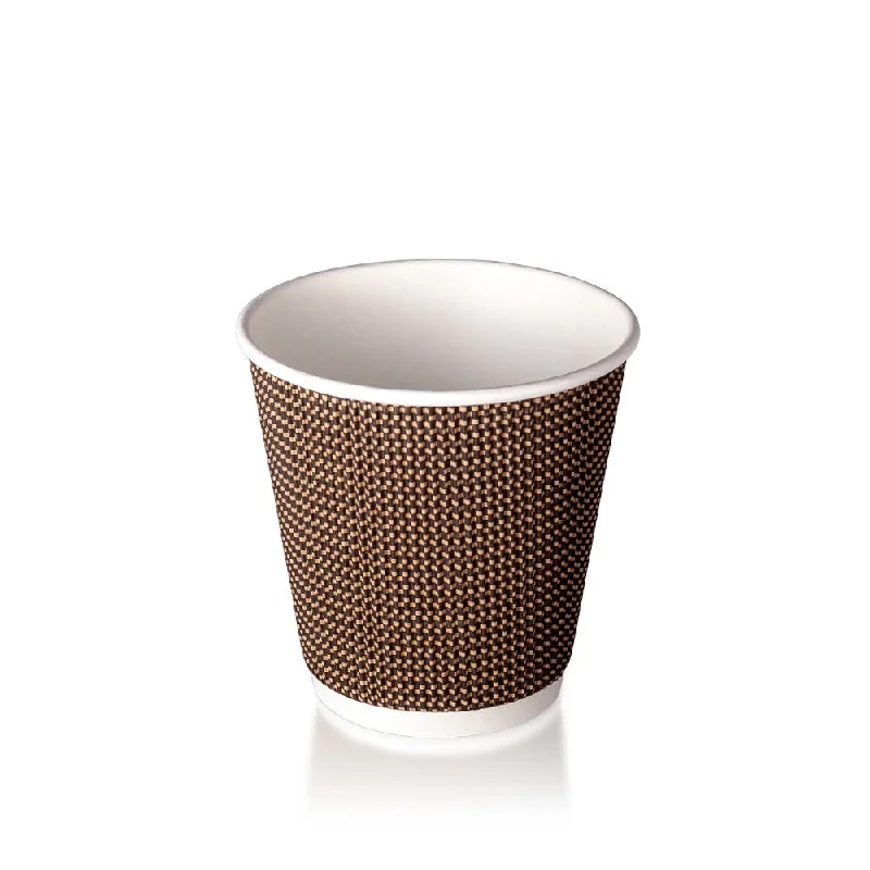 cute coffee cup for kids -Dark Brown Paper cups 3 Ply