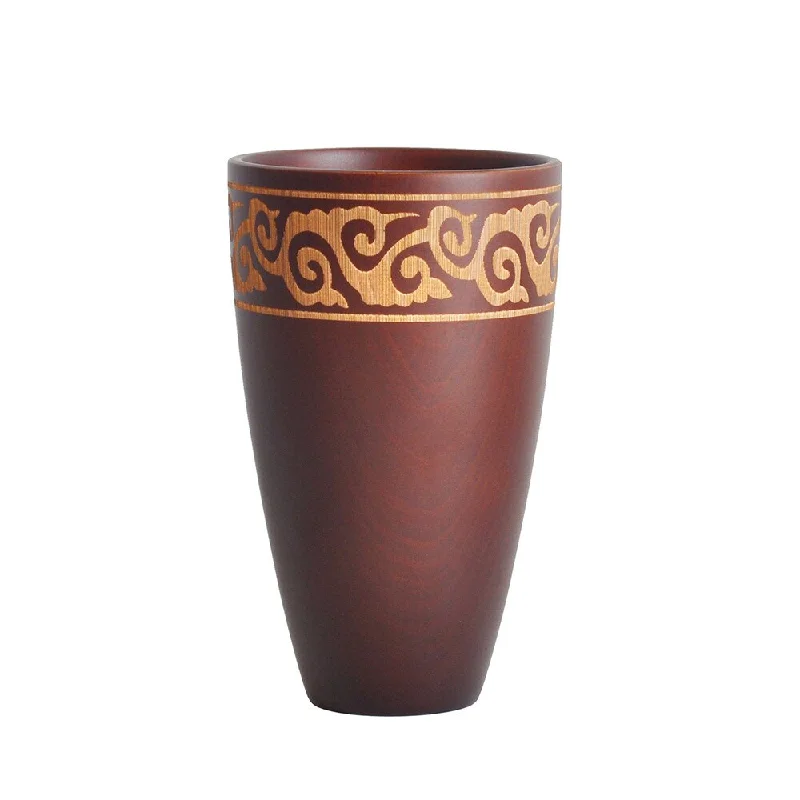 insulated coffee cup for cold drinks -Wooden Cup Asakusabashi