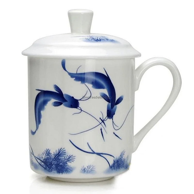 modern tea cup with design -Jingdezhen Porcelain Chinese Tea Cup