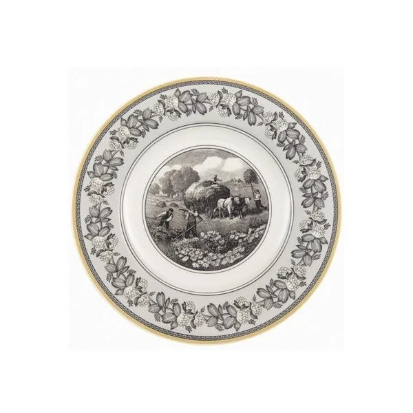 personalized bamboo serving bowls for picnics -Villeroy & Boch Audun Ferme 10 1/2 in Dinner Plate