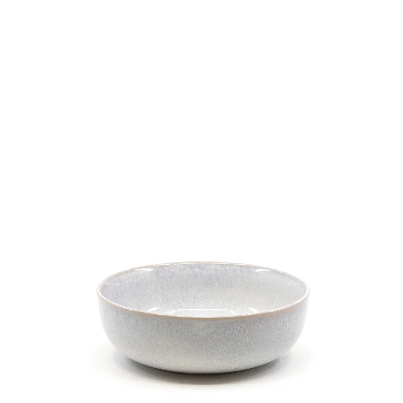 eco-friendly porcelain plates for formal meals -Relic Pasta Bowl 18 x 6cm - Mist