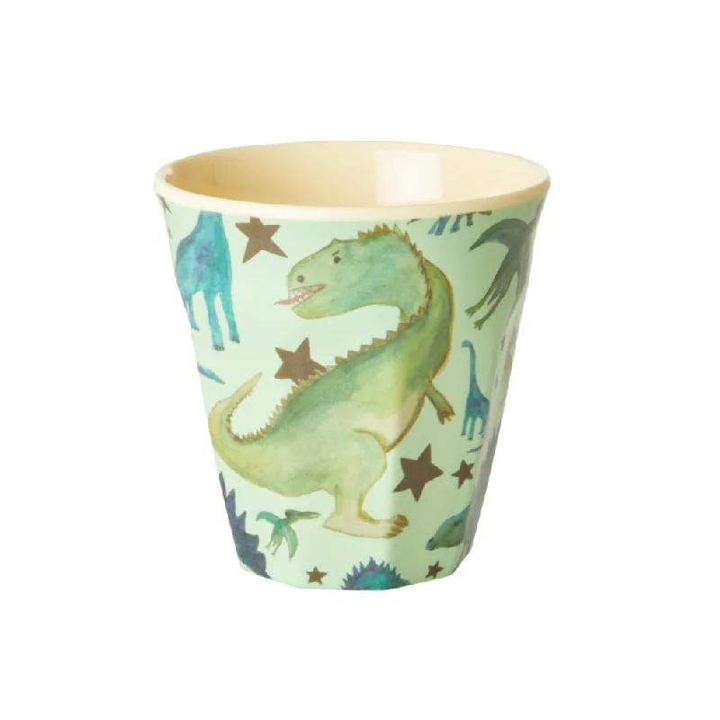 eco-friendly reusable mug -Rice DK Melamine Kids Cup with Dino Print - Small