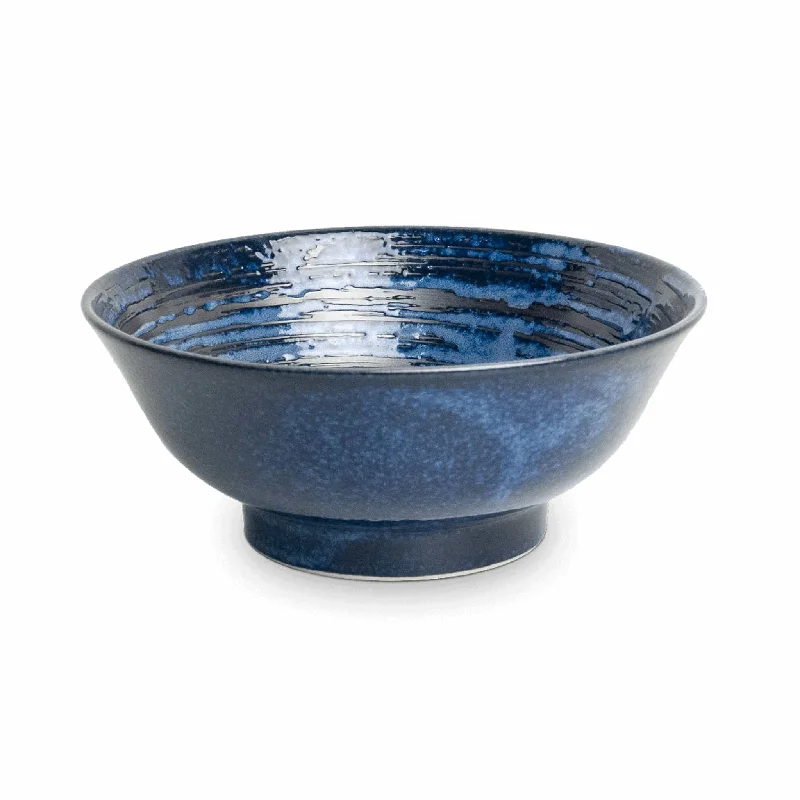 high-end porcelain serving bowls for family meals -Aoi Maru Ramen Bowl, 22cm