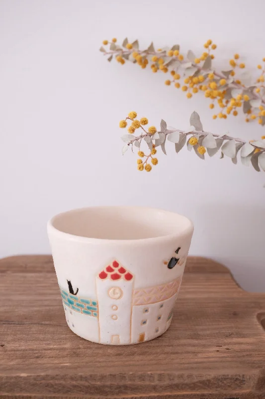 large tea mug for gifts -Makiko Furukawa 古川真紀子  City View Teacup