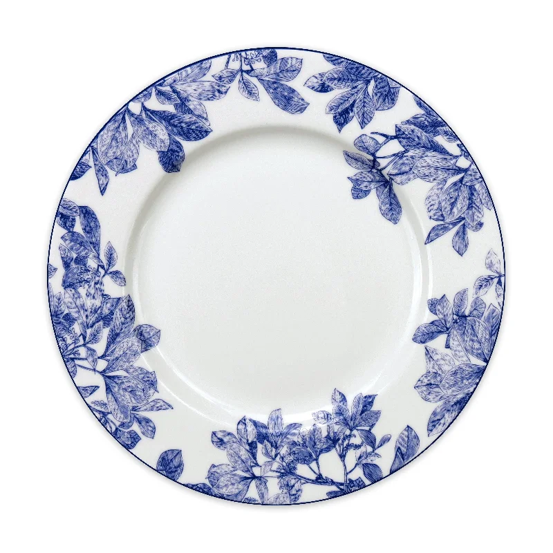 eco-friendly porcelain flatware for outdoor events -Arbor Rimmed Dinner Plate