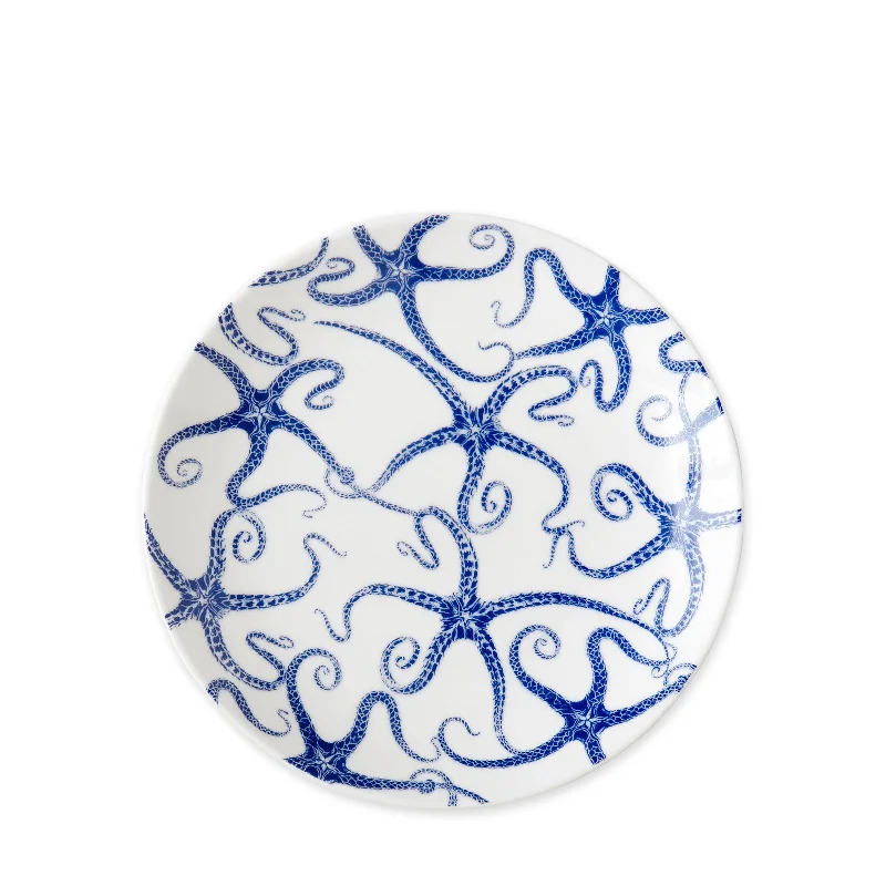 reusable porcelain dinnerware sets for special occasions -Starfish Coupe Salad Plate