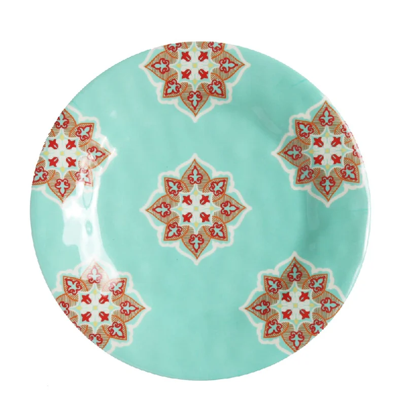 luxury bamboo dinnerware for outdoor events -HiEnd Accents Western Melamine Salad Plate