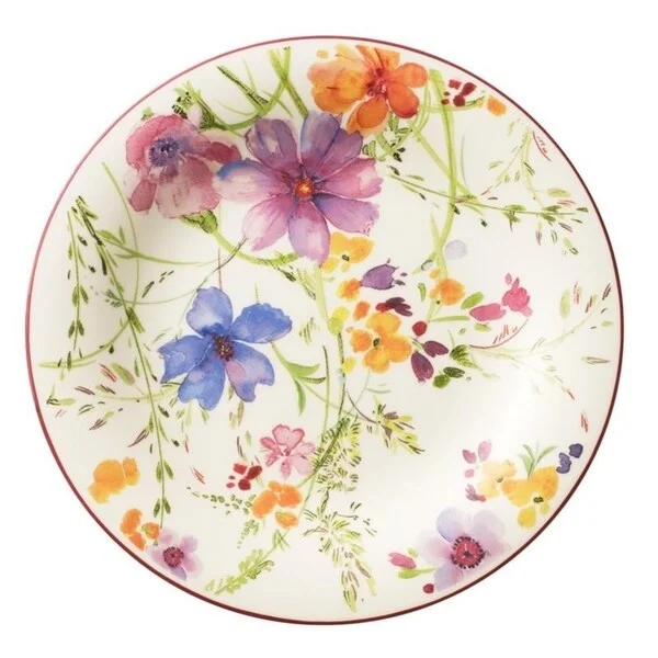 high-quality porcelain plates for catering services -Villeroy & Boch Mariefleur 8 1/4 in Salad Plate