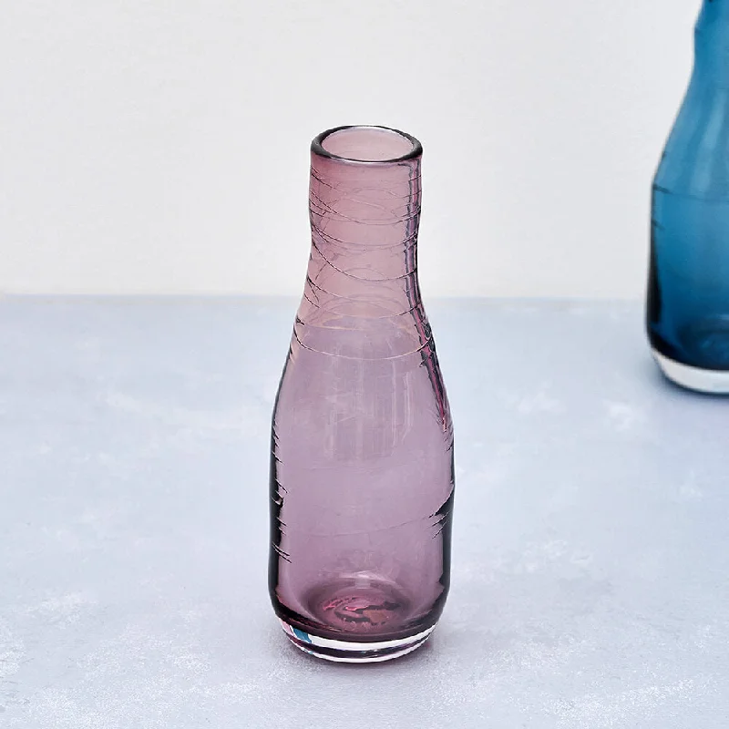 tall geometric flower vase for modern office floral displays -Dandelion Mini Hyacinth Glass Vase