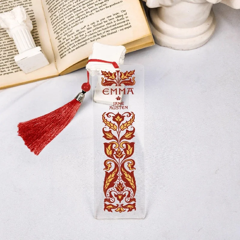 geometric handmade ceramic flower jar for wedding decor -Emma Acrylic Bookmark