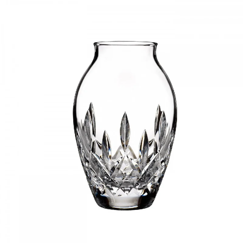 geometric tall handmade crystal flower vase for home centerpieces -Lismore Candy Bud Vase, 5"