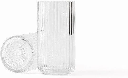 luxury handmade crystal flower vase for home decoration -Lyngby Vase Clear Glass, 20 Cm