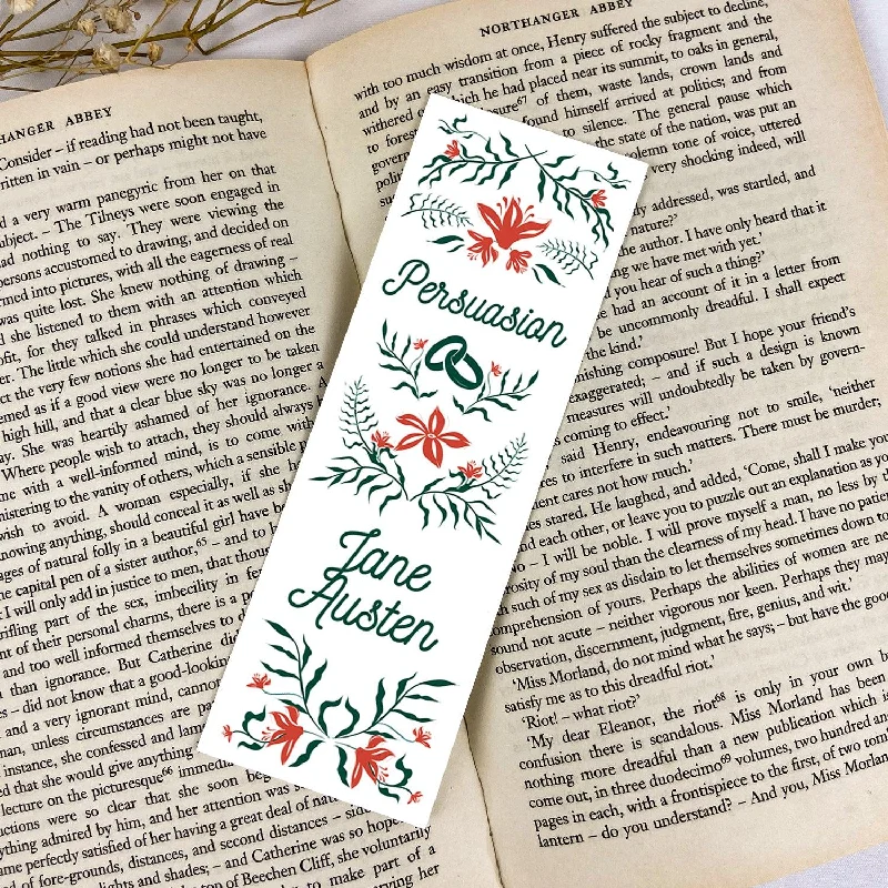 decorative ceramic flower vase for modern home display -Persuasion Paper Bookmark