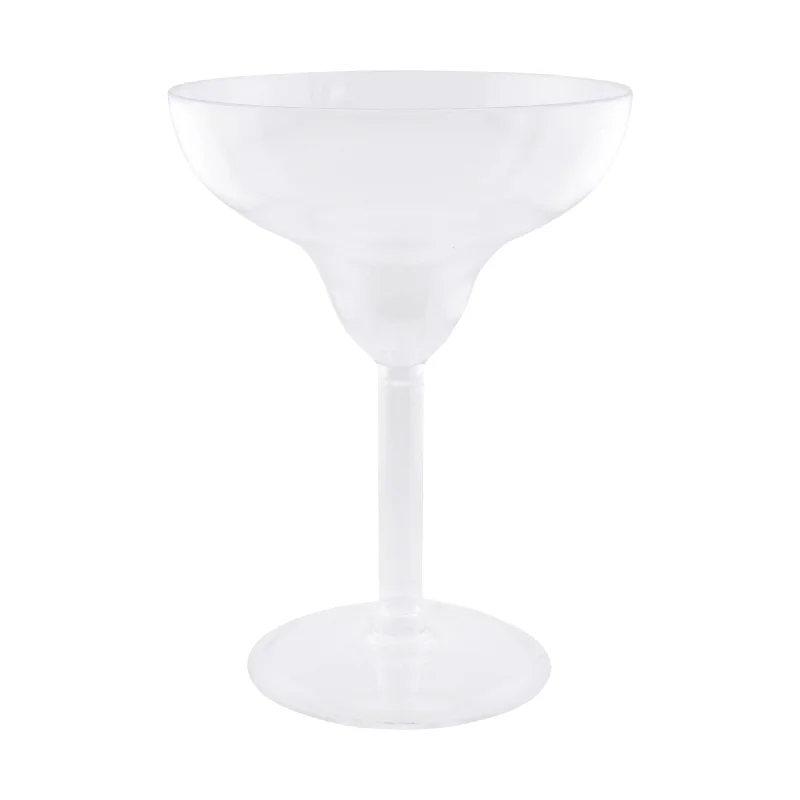 contemporary handmade geometric flower vase for modern home -Plastic Large Margarita Glass Vase Table Centerpiece